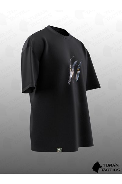 TURAN TACTICS ΜΠΛΟΥΖΑ OVERSIZE UNISEX ΣΧΕΔΙΑΣΜΟΥ CLAW WOLF