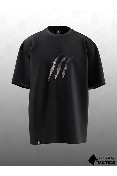 TURAN TACTICS ΜΠΛΟΥΖΑ OVERSIZE UNISEX ΣΧΕΔΙΑΣΜΟΥ CLAW WOLF