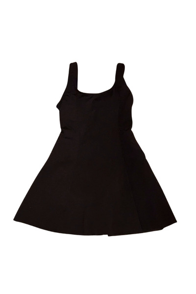 Butik Glowzia Birleşik Slip Şortlu Askılı Siyah Kadın Mayo