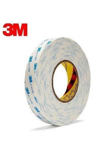Hobialem 3 Meters 15 mm Wide 5 Meters Adhesive Double Sided Foam Tape White