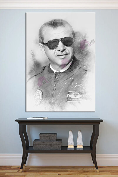 Morfil Sanat Atölyesi Recep Tayyip Erdoğan Reis Başkan Erdoğan Rte Kanvas Tab...