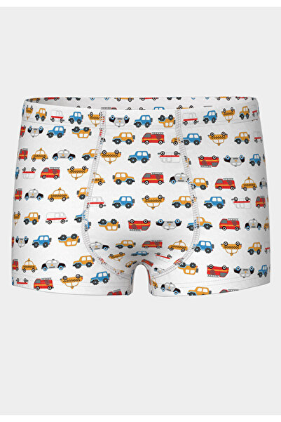 LC Waikiki LCW Kids Beyaz Beli Lastikli Erkek Çocuk Boxer 3'lü