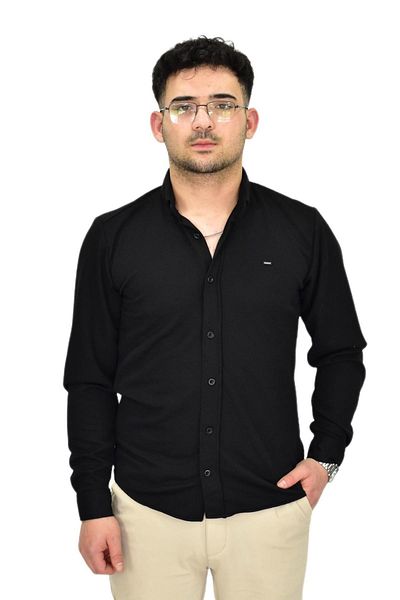 BAGLAN Мъжка спортна риза Silim Fit от ликра BGL-ST04331