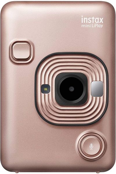 Fujifilm Instax Mini Liplay Hybrid Instant Camera (Rose Gold)