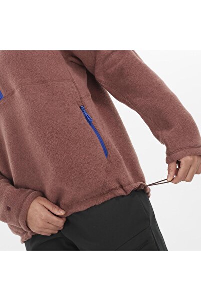 Salomon Chroma Women's Half Zip Fleece Rum Raisin Lc2285200