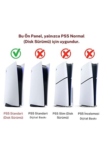 cosmostech Ps5 Cd Sürüm Uyumlu - Spider - Man 2 Desenli Konsol Faceplate Shell Covers Kapakları