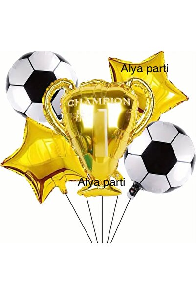 ALYA PARTY Кубок чемпіонату та набір для дня народження з футбольним м'ячем