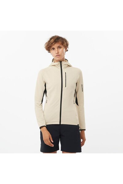 Salomon ESSENTIAL LIGHTWARM Kadın Kapüşonlu Polar RAINY DAY LC2224200