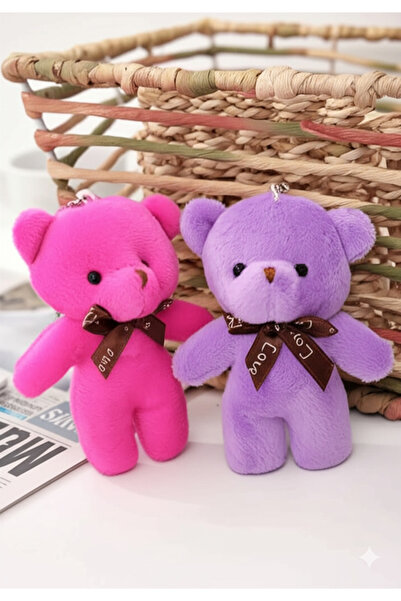 Srctech Λούτρινο μπρελόκ αρκουδάκι, διακοσμητικό τσάντας για δώρο, λούτρινο μ...