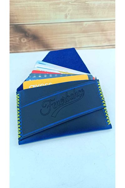 cgderi Minimal Handmade Genuine Leather Card Holder