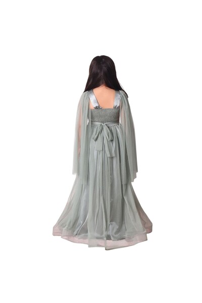 Ahsenimbebe YARI TÜL YARI PUL ROBALI GEZBOY ABİYE