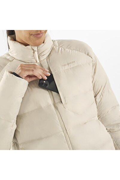 Salomon Outline down Women's down Coat - Beige