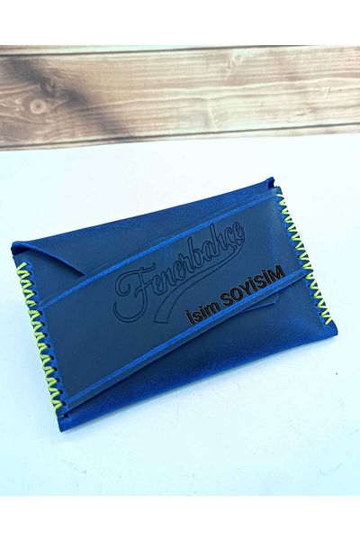 cgderi Minimal Handmade Genuine Leather Card Holder