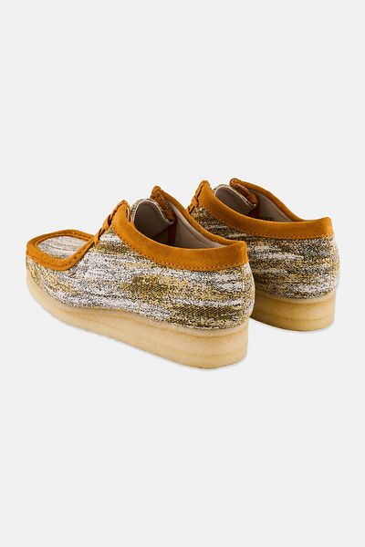 CLARKS Men Standard Wallabee Lace Up Shoes, Multicolor