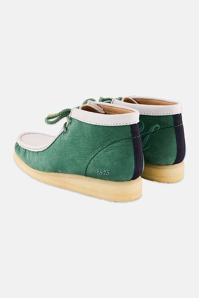 CLARKS Men Standard Wallabeebt Vcy Lace Up Boots, Green