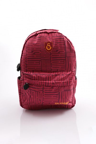 Galatasaray 24500 Model Lion Feather Patterned Calligraphic Backpack