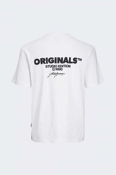Jack & Jones 12256494   Ανδρικό μπλουζάκι Jorbora Branding Tee Ss Crew Neck Blk Ss