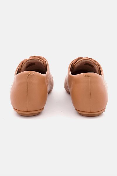 Fitflop Women Lace Up Adeola Leather Derbys Shoes, Light Tan
