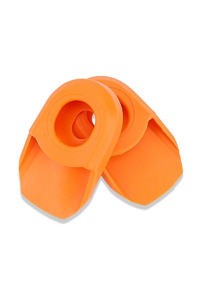 LeBycle Orange 1 Pair Bicycle Crank Protector Carbon Crankset Silicone Gel Cover Protective Sleeve B