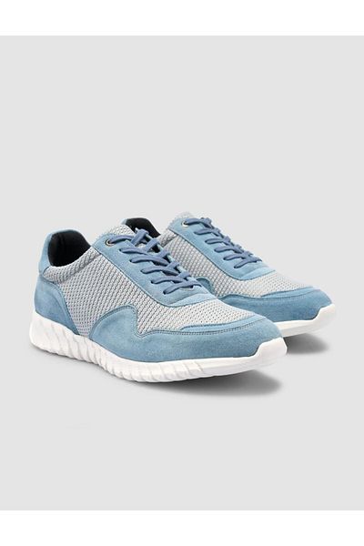 Cabani Knitwear Gray Lace-Up Men's Sports Shoes