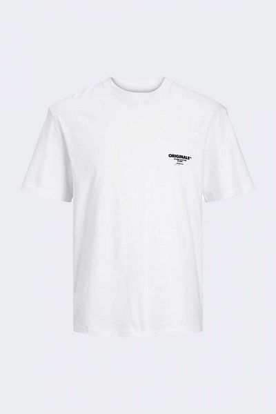 Jack & Jones 12256494   Ανδρικό μπλουζάκι Jorbora Branding Tee Ss Crew Neck Blk Ss