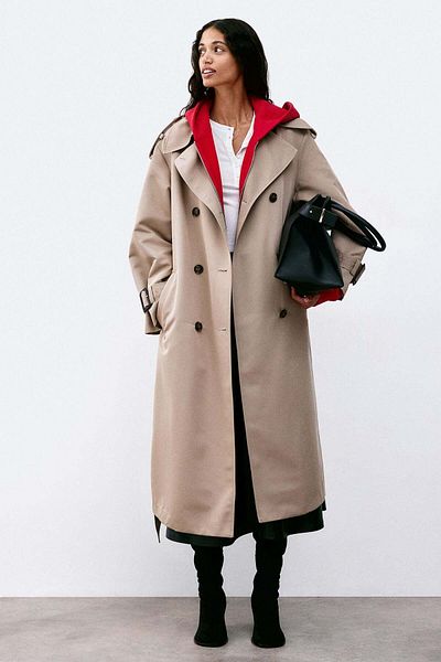H&M Double-breasted trenchcoat