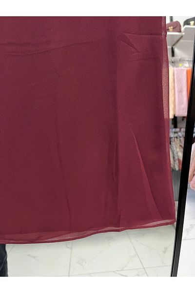 Zeynep Butik Туника с бельо и боди от шифон с пениран памук Efraze 869 1283