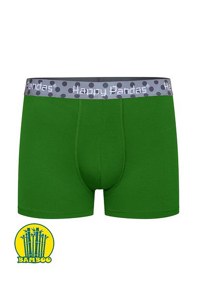 BRAINWEAR Ανδρικό μπόξερ Bañerli - Bamboo με ψηφιακή εκτύπωση Happy Panda Design