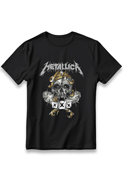 EZG Business Μπλουζάκι METALLICA Rock Unisex 100% Βαμβακερό Άνετο Μπλουζάκι Ρ...