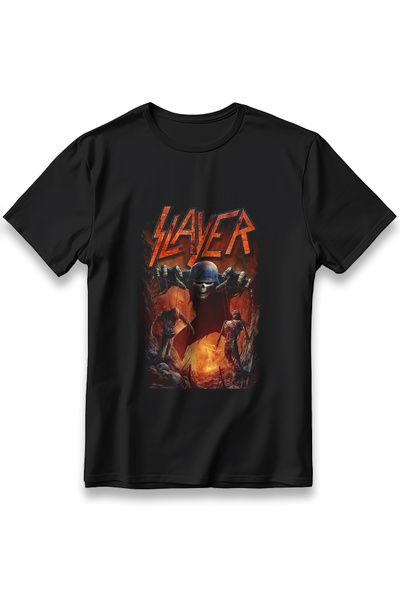 EZG Business Unisex SLAYER rok majica 100% mercery ljubičasta filter majica b...