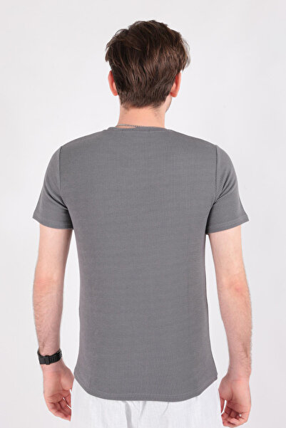 Five Pocket Slim Fit Men's Fp24B2064 Bis Collar T-Shirt