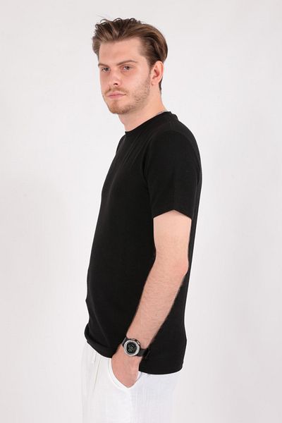 Five Pocket Slim Fit Men's Fp24B2064 Bis Collar T-Shirt