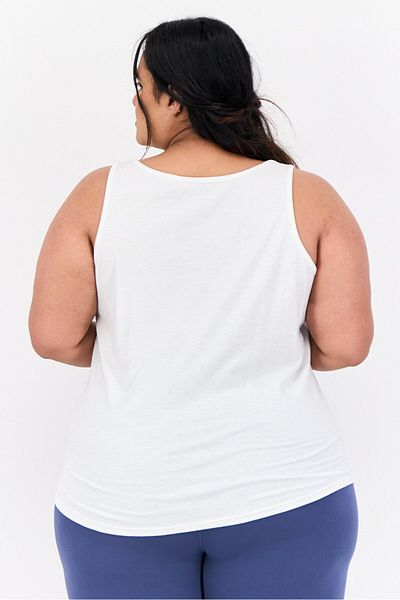 Champion Women Sportswear Fit Sleeveless Outdoor Tank Top, White