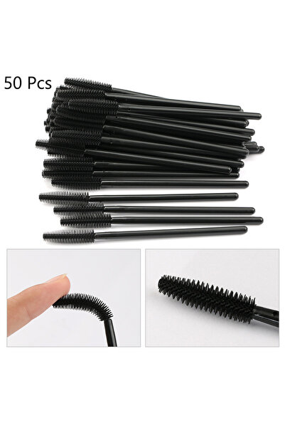Choice1 01 50pcs 25/50PCS Eyelash Brush Disposable Silicone Gel Mascara Wands...