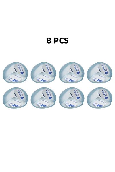 Choice 8pcs Round Shaped Baby Safety Silicone Table Corner Protector Furniture Edge Protection Cover Transp