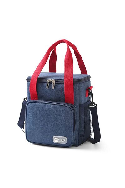 Choice Navy Blue 8L Picnic Bag Heat Preservation Refrigeration Lunch Box Cooler Bag for Camping BBQ Family