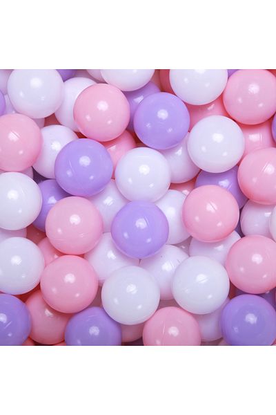 Choice lipurplepnkwht 5.5cm 100pcs balls Crush Proof Plastic Ball Pit Balls Multicolor Light Purple Pink an