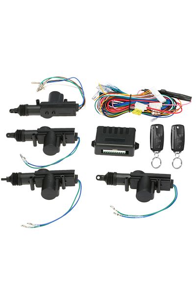 Choice Black L404 Universal Car Door Lock Keyless Entry System Remote Central Control Locking Kit with Trun