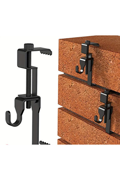 Choice 3 قطع 3/6 قطع مشابك حائط من الطوب، خطافات طوب شديدة التحمل، شماعات طوب...