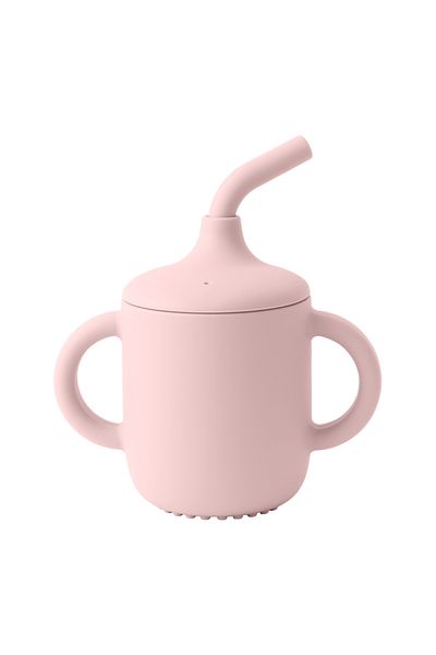 Choice A11-dasty lilac Color Kids1Pcs Baby Learning Drinking Cup Portable Straw Detailed Comfortable Grip S