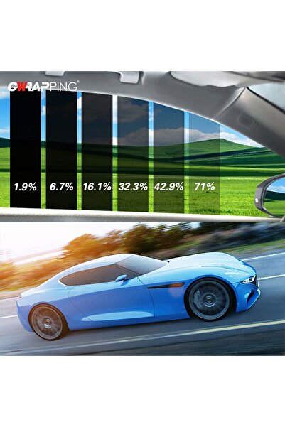 Choice4 فيلم تظليل زجاج السيارات VTL42.9، 50 سم × 300 سم، واقي من أشعة الشمس ...