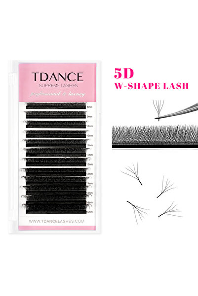 Choice65 رموش صناعية جاهزة للتركيب بسمك 12 مم و0.07 مم، طراز C 5D TDANCE 3D 4...