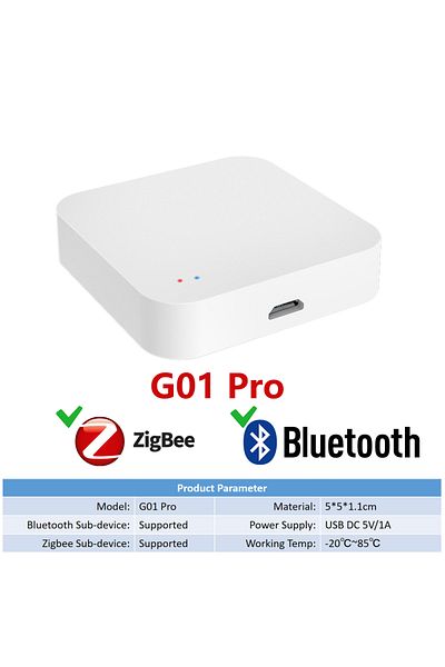 Choice بوابة G01 Pro Tuya Zigbee اللاسلكية لأتمتة المنزل الذكي لأجهزة Zigbee عبر Smart Life