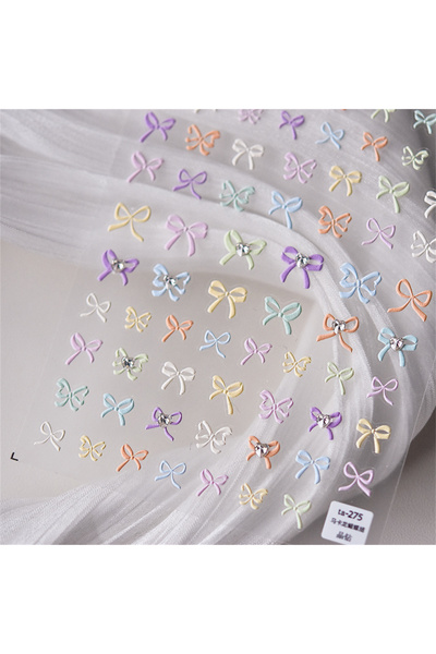 NAILFYOU قطعة واحدة من TA275، ورقة واحدة من زخارف الأظافر اليابانية الملونة ذ...