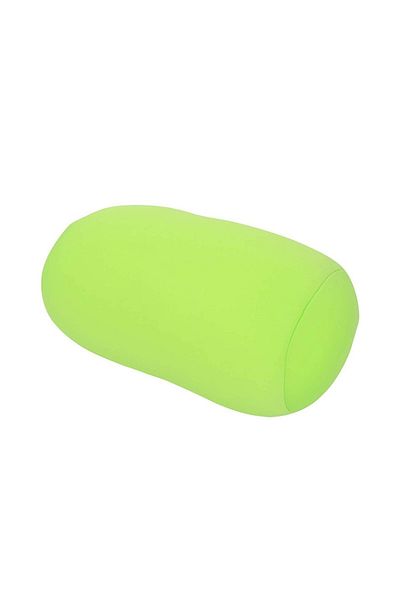 Choice Green 30cmx16cm Cylindrical Pillow Micro Mini Microbead Back Cushion Roll Pillow Head Convenient Tra