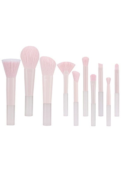 Choice مجموعة فرش مكياج صغيرة جديدة بدون حقيبة، 10 قطع من فرش ظلال العيون وال...