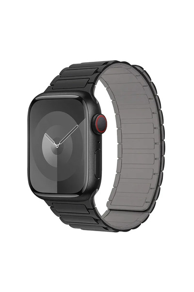 Choice 42 مم 44 مم 45 مم 49 مم 12 حلقة مغناطيسية سوداء اللون لأشرطة الساعة 44...