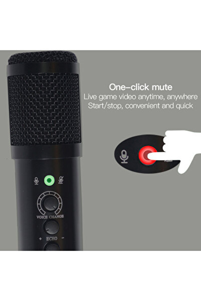 sharpdo Reverb Volume Adjustable Voice Changing Design Microphone