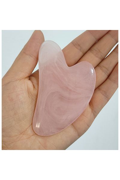 Choice pink 1PC Resin Gua Sha Massage Board Facial Skincare Guasha Tools Face Massager Scrapers for Face Ne