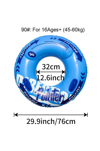 Choice Blue 90 Double Balloon Inflatable Swimming Ring，beach Toys Pool Floaties For Adults,swim Inner Tube